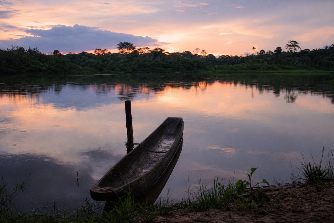 Lake and rainforest near Pucallpa in the Peruvian Amazon, the region around this center